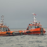 Sally and Eileen Tug Image