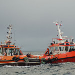 Sally and Eileen Tug Image